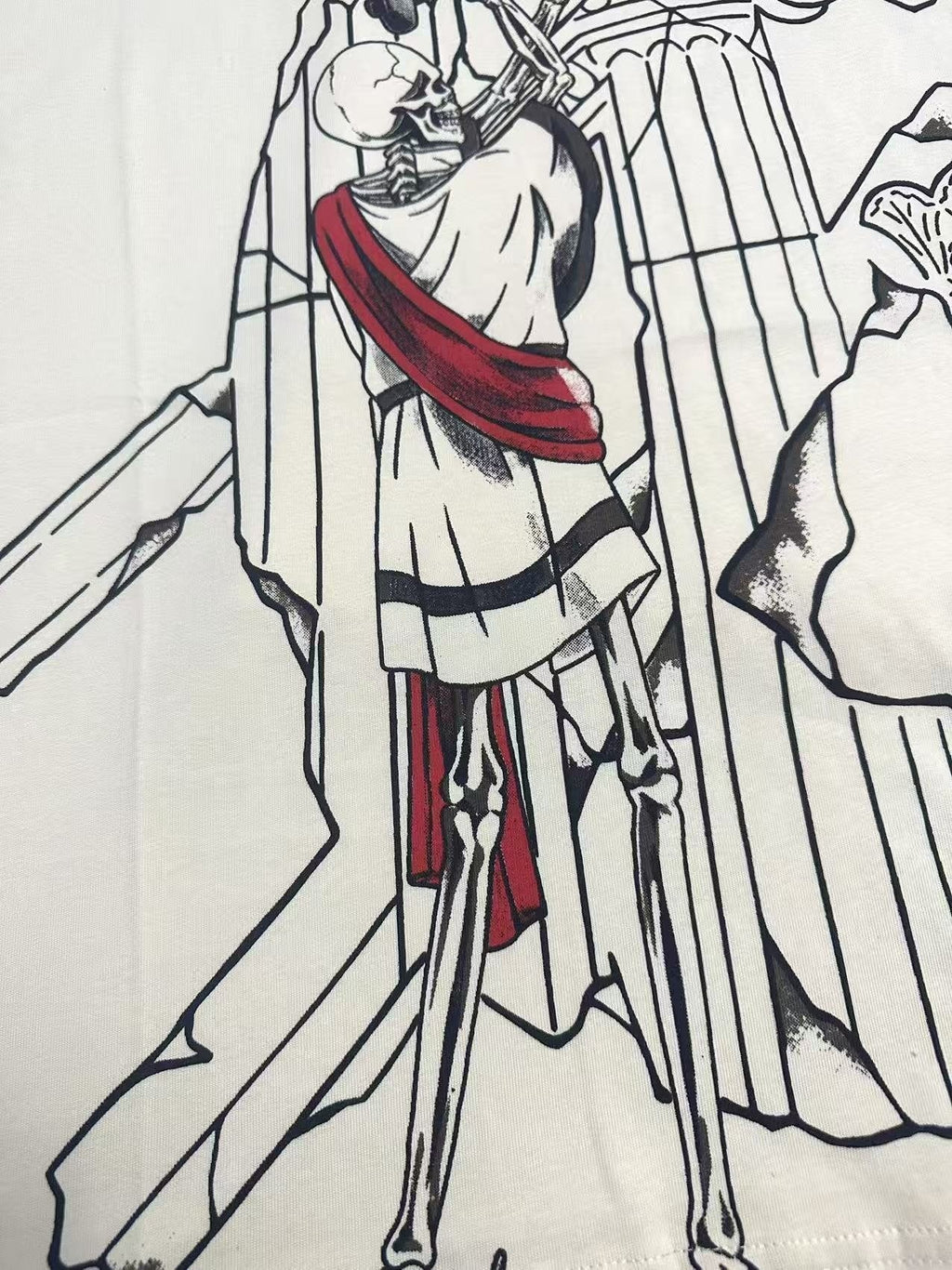 Godspeed Line-Art Graphic T-Shirt — detail